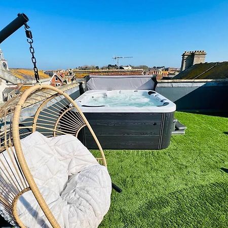 Ferienwohnung 2 Bed Harbourside Penthouse With Hot Tub & Stunning Roof Terrace Weymouth Exterior foto